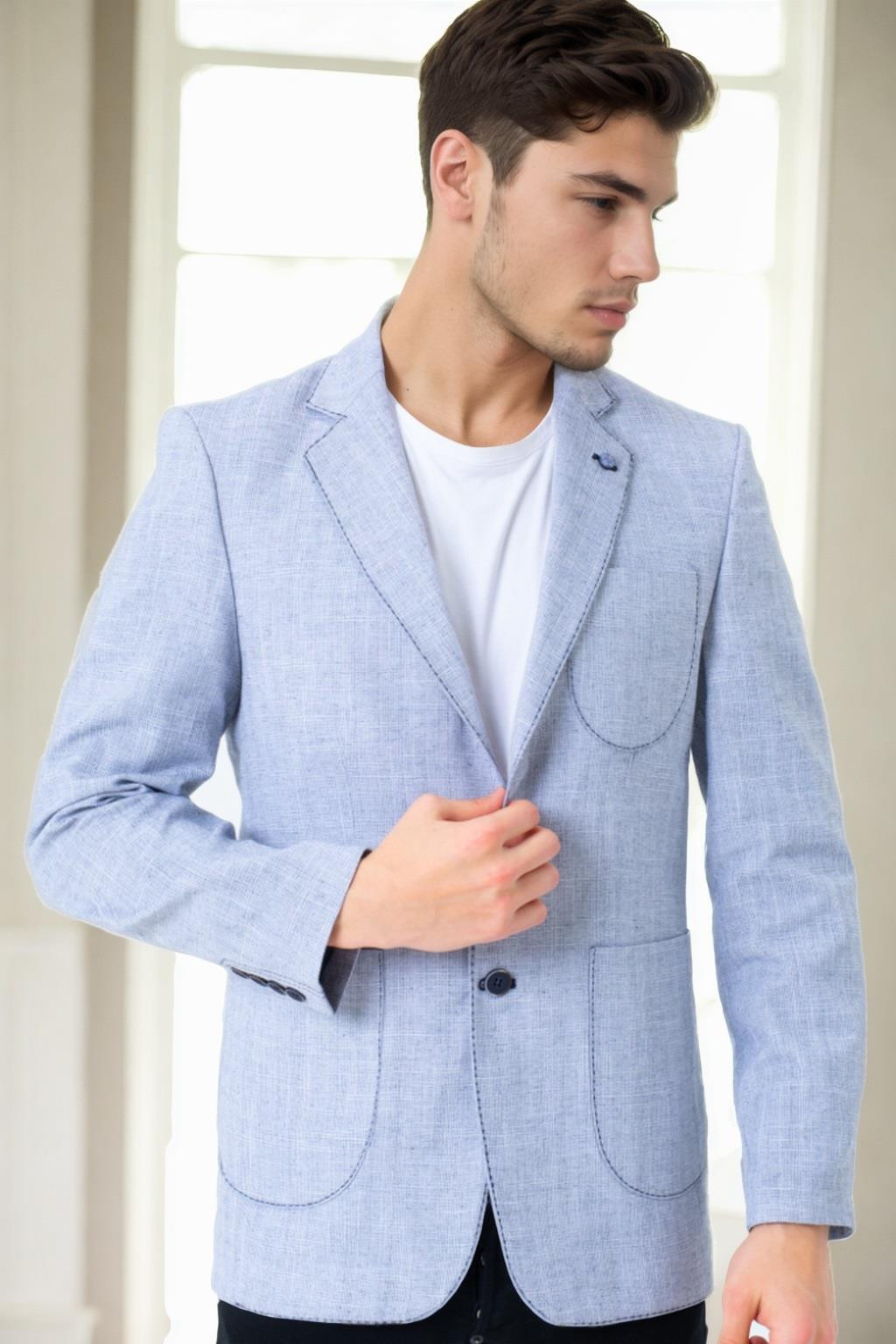 C5059 DEWBERRY MEN'S JACKET-NAVY BLUE