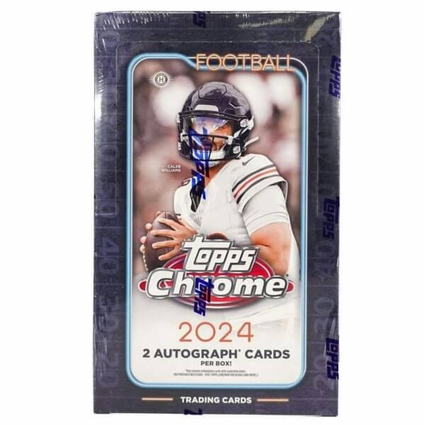 2024 Topps Chrome Football Hobby box - karty NFL