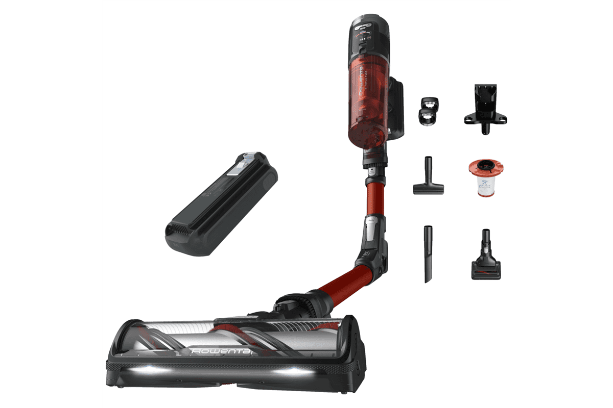 Akční set tyčový vysavač Rowenta X-Force Flex 13.60 Animal a příslušenství baterie