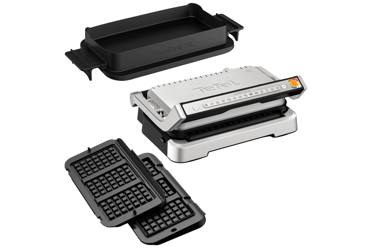 Akční set elektrický gril Tefal OptiGrill XL 4v1 a příslušenství desky na vafle