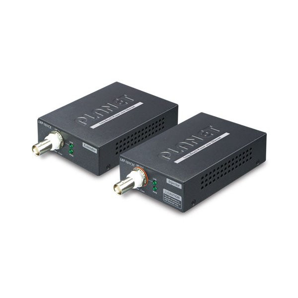 Planet LRP-101C-KIT, COAX PoE extender 10/100Base-TX, 802.3at-30W,EFT+ESD, dosah 1km, -20 až 70°C, LRP-101C-KIT