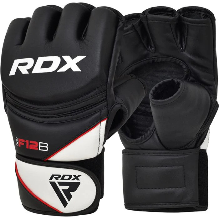 RDX Grapplingové rukavice F12 MMA černé S