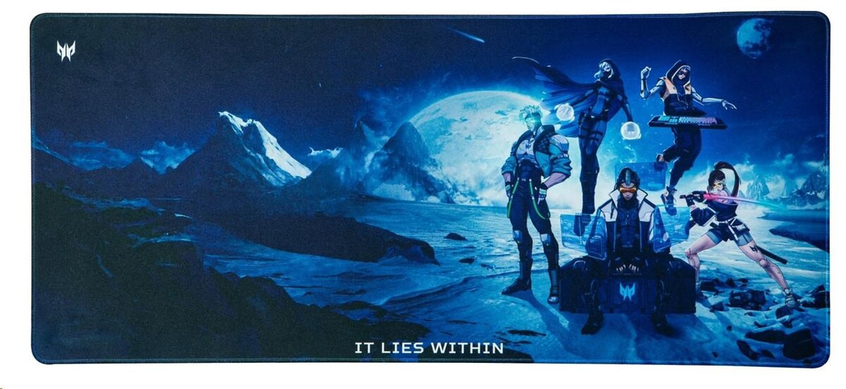 ACER Predator Gaming Mousepad XXL, podložka pod myš a klávesnici, spodní gumová protiskluzová vrstva, GP.MSP11.00J