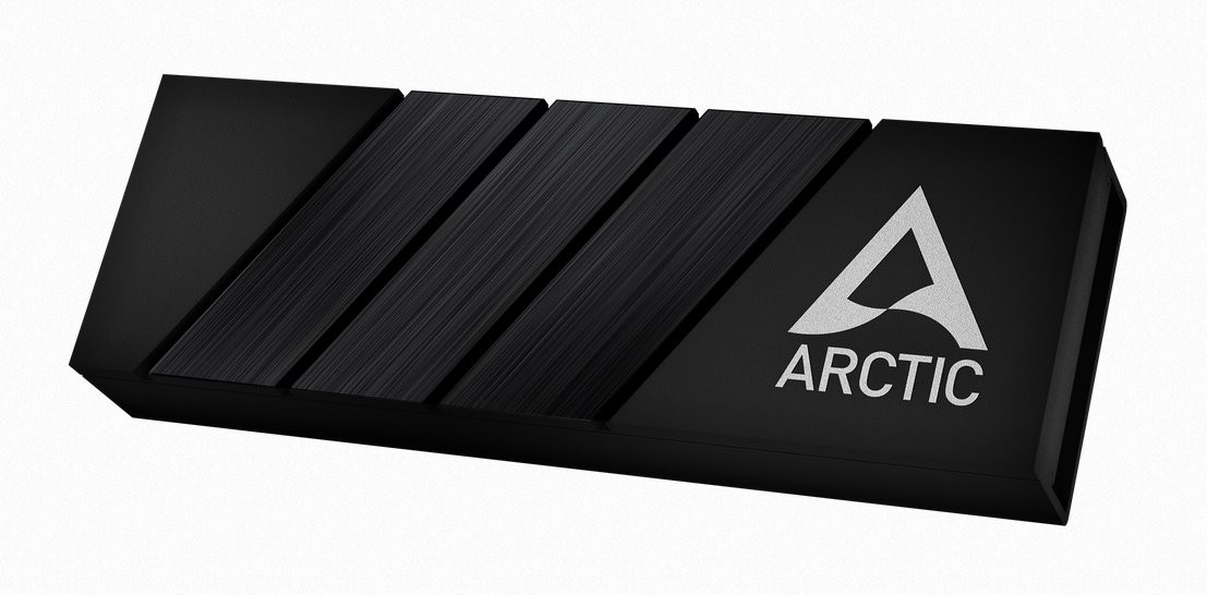 Chladič Arctic SSD pro disky M.2 M2 Pro Black, ACOTH00001A