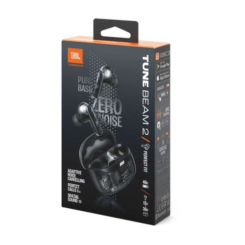 JBL Tune Beam 2 Ghost Edition TWS Bluetooth Wireless In-Ear Earbuds Ghost Black EU