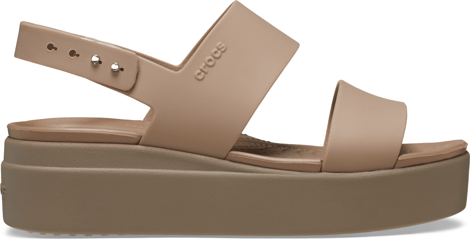 Dámské boty crocs brooklyn low wedge béžová 36-37