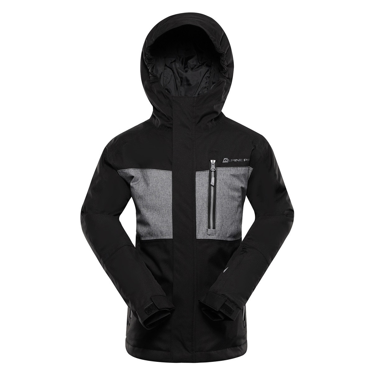 Dětská lyžařská bunda s membránou ptx snow alpine pro comedo černá 104-110