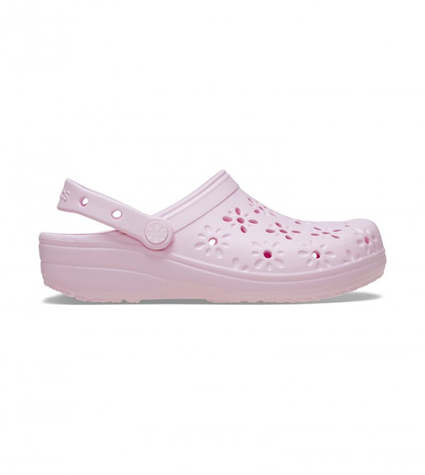 Dámské boty crocs classic floral cut out růžová 36-37