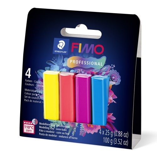 FIMO professional sada 4 barvy 25 g TRUE COLOURS