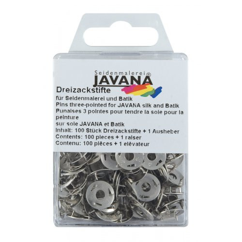 Tříbodové špendlíky JAVANA 100 ks