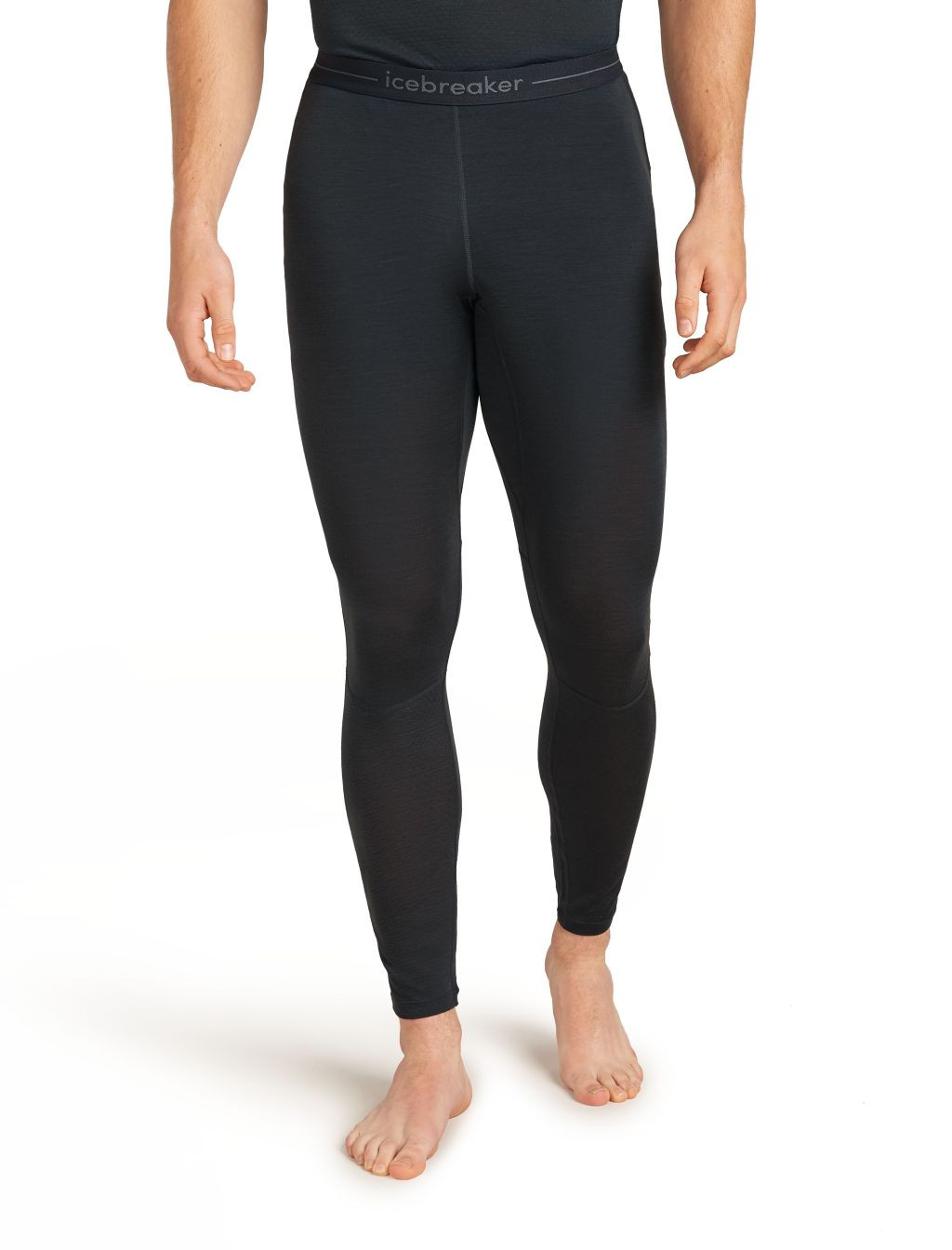 ICEBREAKER M 125 ZoneKnit Leggings, Black velikost: L