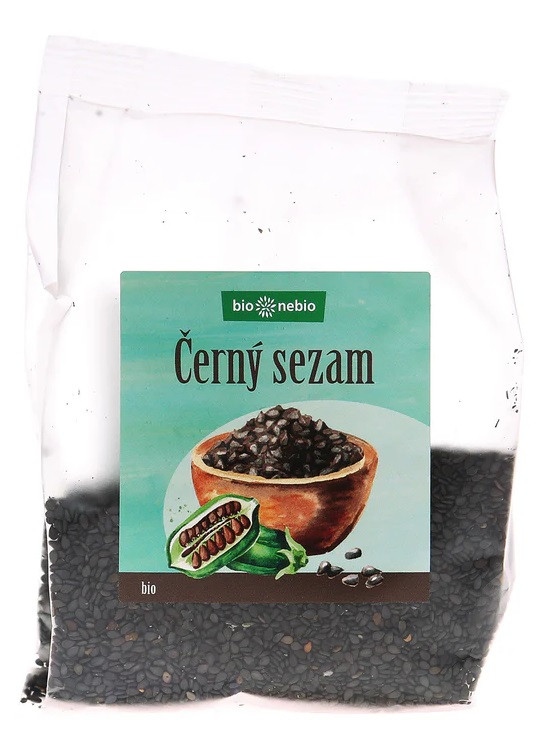 Bio nebio Sezam černý neloupaný BIO 100 g