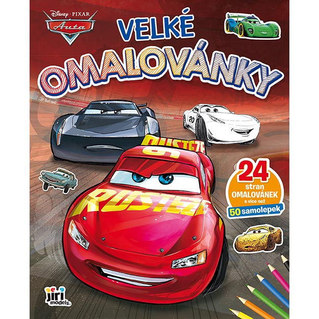 Cars omalovánky a samolepky