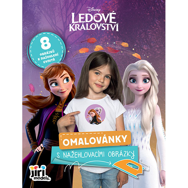 Frozen omalovánky s nažehlovacími obrázky