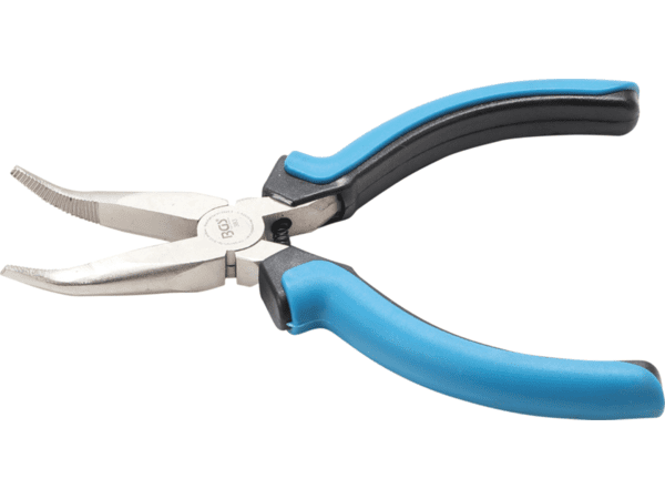 BGS Technic BGS 383 Kleště pro elektroniku 125 mm, zahnuté s rozevírací pružinou