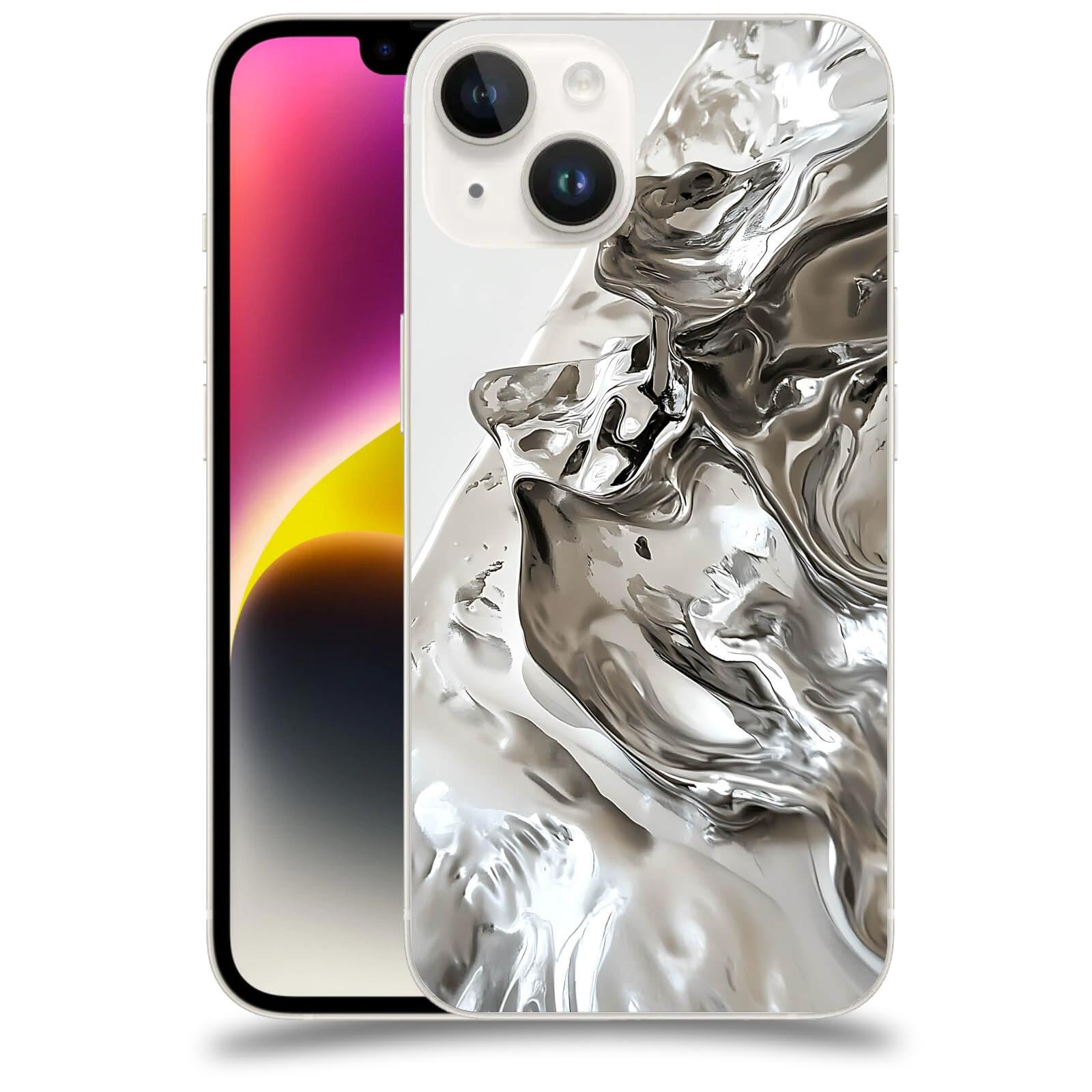 ACOVER Kryt na mobil Apple iPhone 14 - Tekutost a Futurismus