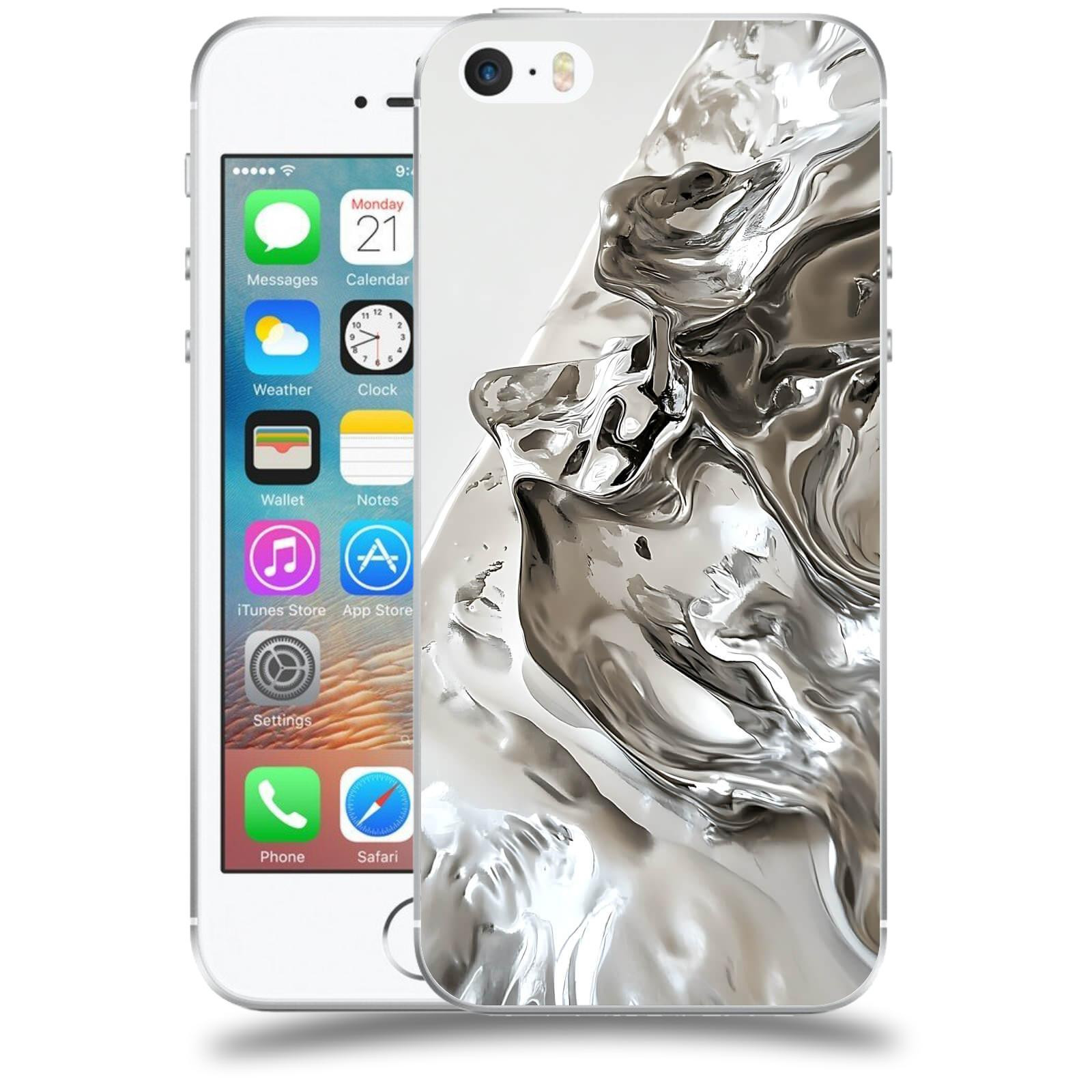 ACOVER Kryt na mobil Apple iPhone 5/5S/SE - Tekutost a Futurismus