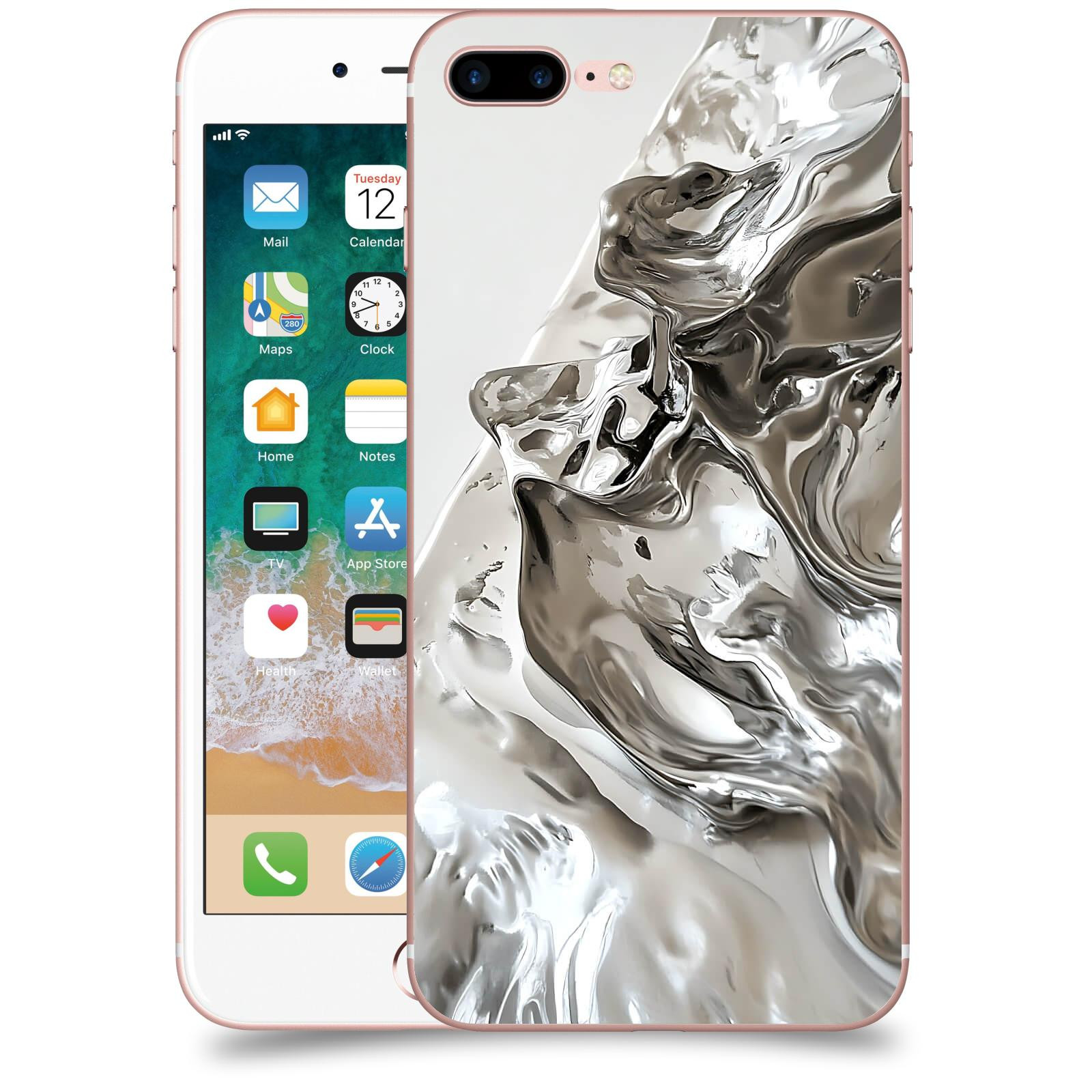 ACOVER Kryt na mobil Apple iPhone 7 Plus - Tekutost a Futurismus