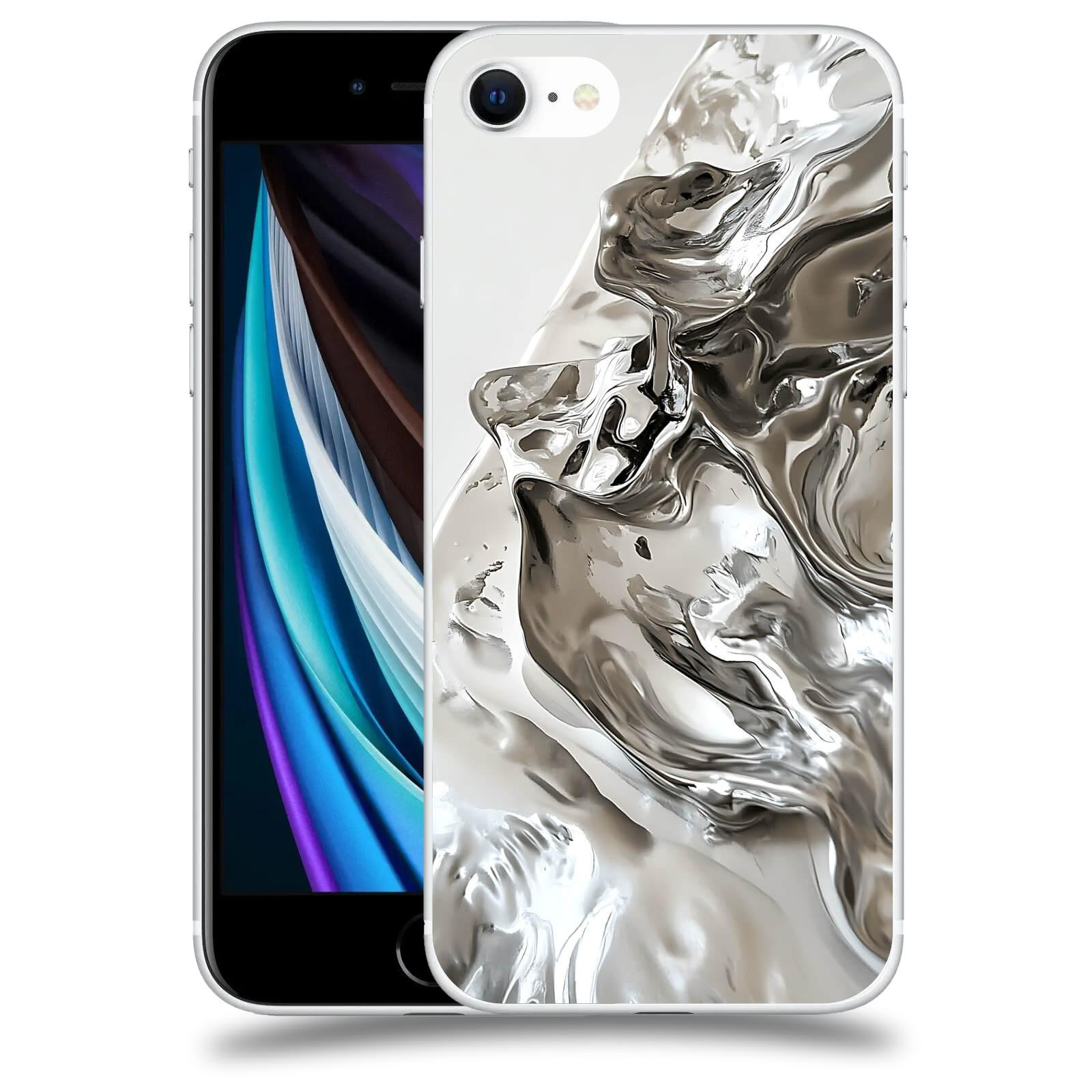 ACOVER Kryt na mobil Apple iPhone SE 2020 - Tekutost a Futurismus
