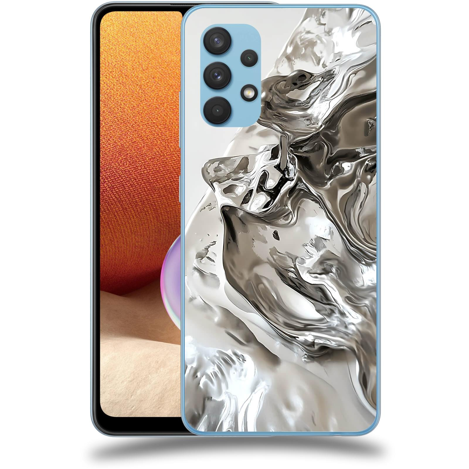 ACOVER Kryt na mobil Samsung Galaxy A32 4G SM-A325F - Tekutost a Futurismus