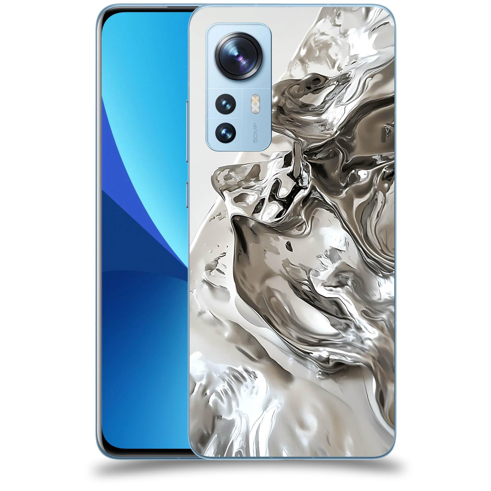 ACOVER Kryt na mobil Xiaomi 12X - Tekutost a Futurismus