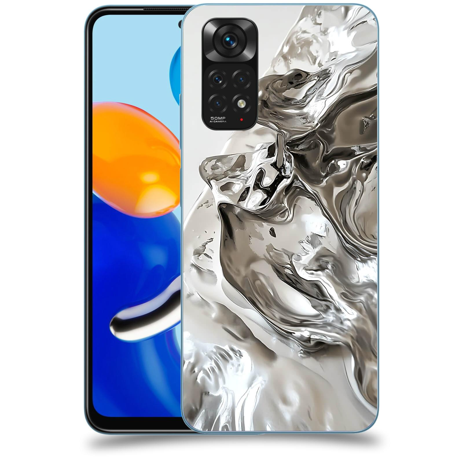 ACOVER Kryt na mobil Xiaomi Redmi Note 11 - Tekutost a Futurismus