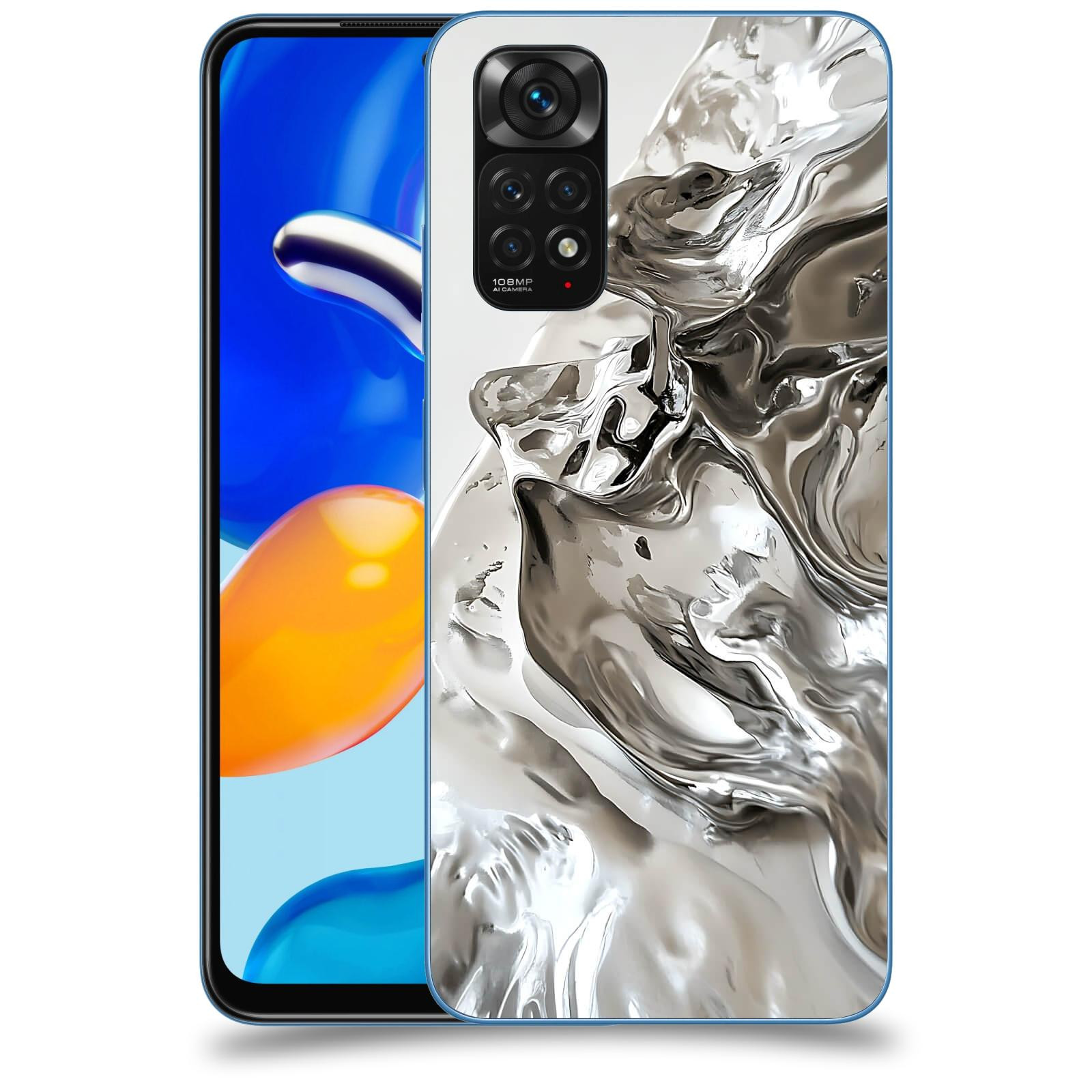 ACOVER Kryt na mobil Xiaomi Redmi Note 11S - Tekutost a Futurismus