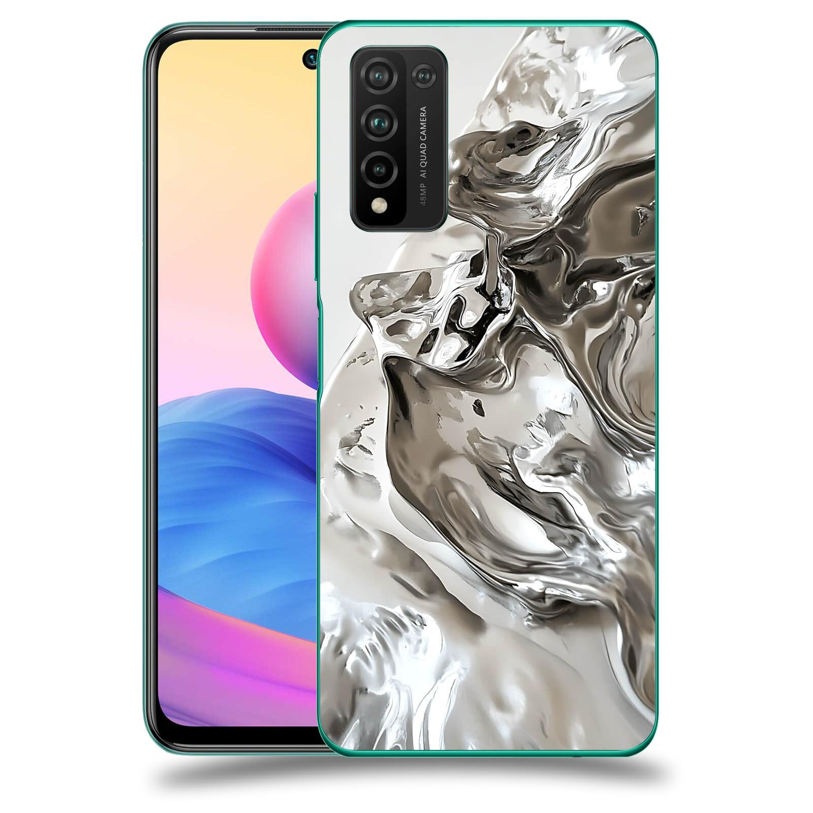 ACOVER Kryt na mobil Honor 10X Lite - Tekutost a Futurismus