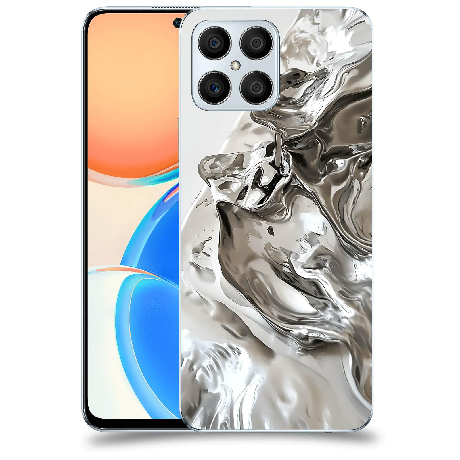 ACOVER Kryt na mobil Honor X8 5G - Tekutost a Futurismus