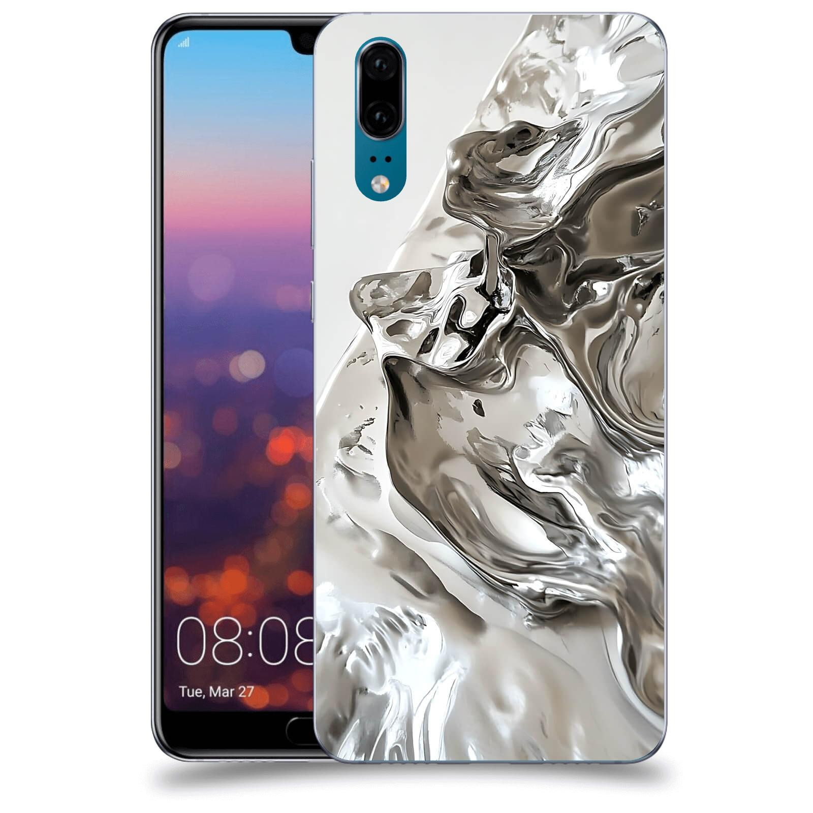ACOVER Kryt na mobil Huawei P20 - Tekutost a Futurismus