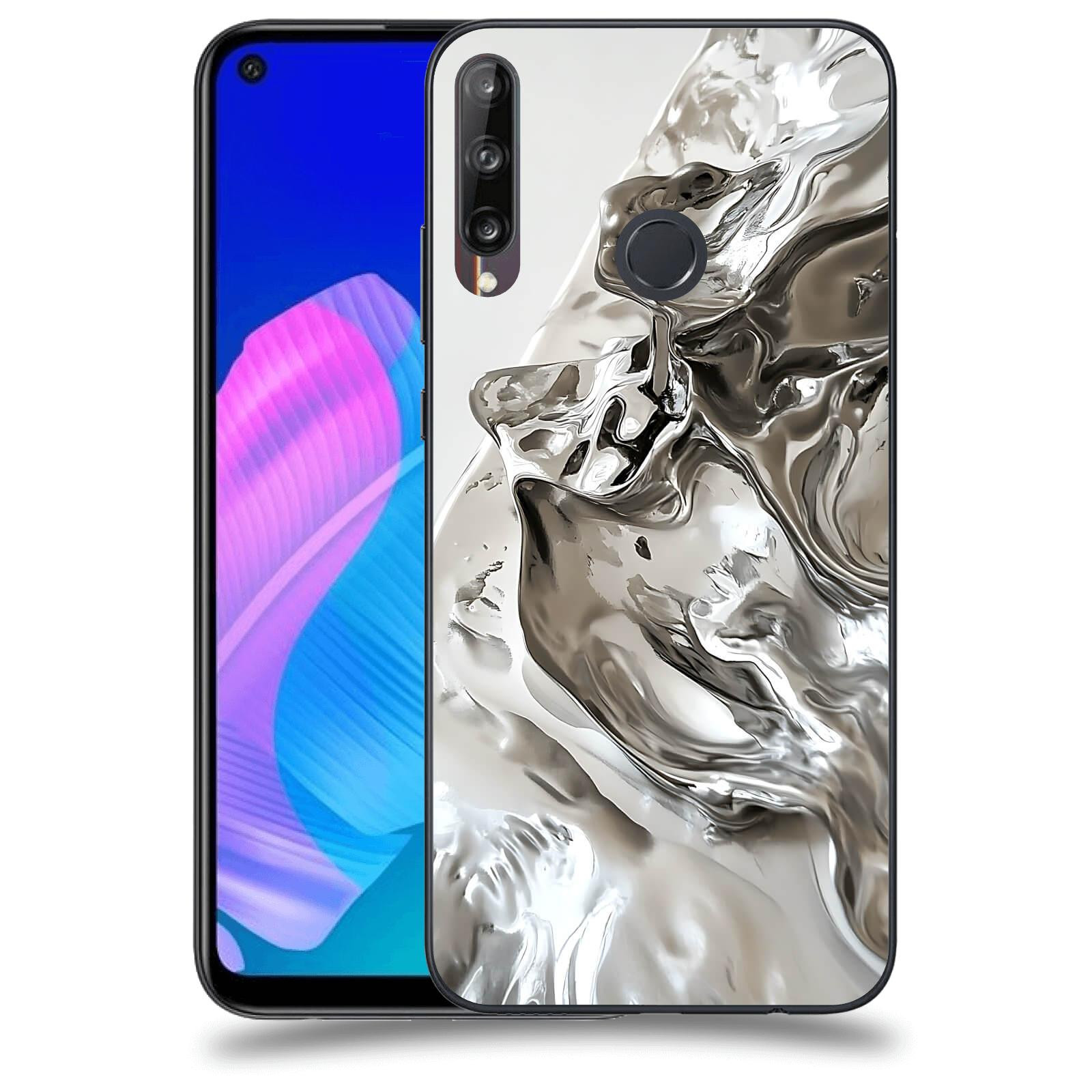 ACOVER Kryt na mobil Huawei P40 Lite E - Tekutost a Futurismus