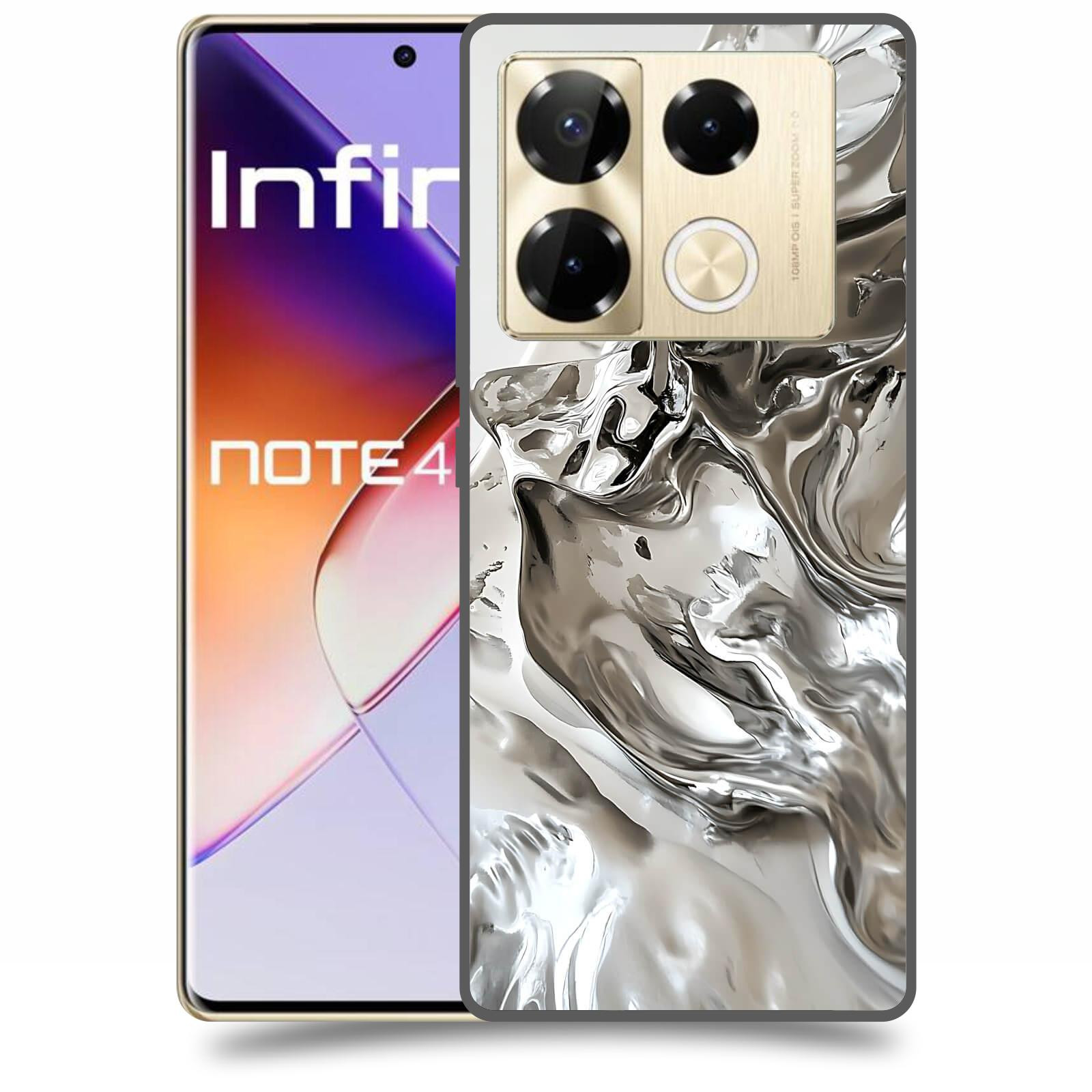 ACOVER Kryt na mobil Infinix Note 40 PRO - Tekutost a Futurismus