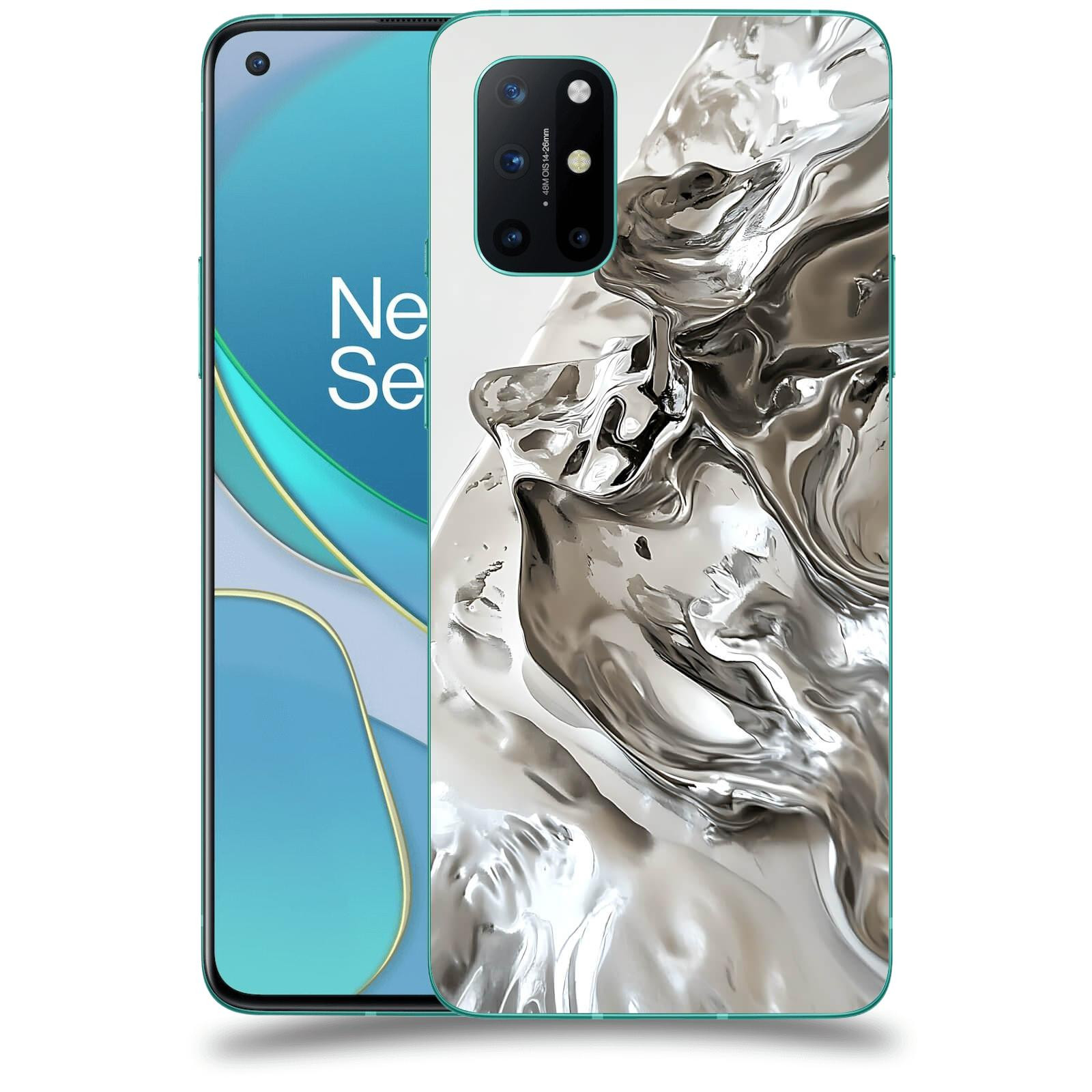 ACOVER Kryt na mobil OnePlus 8T - Tekutost a Futurismus