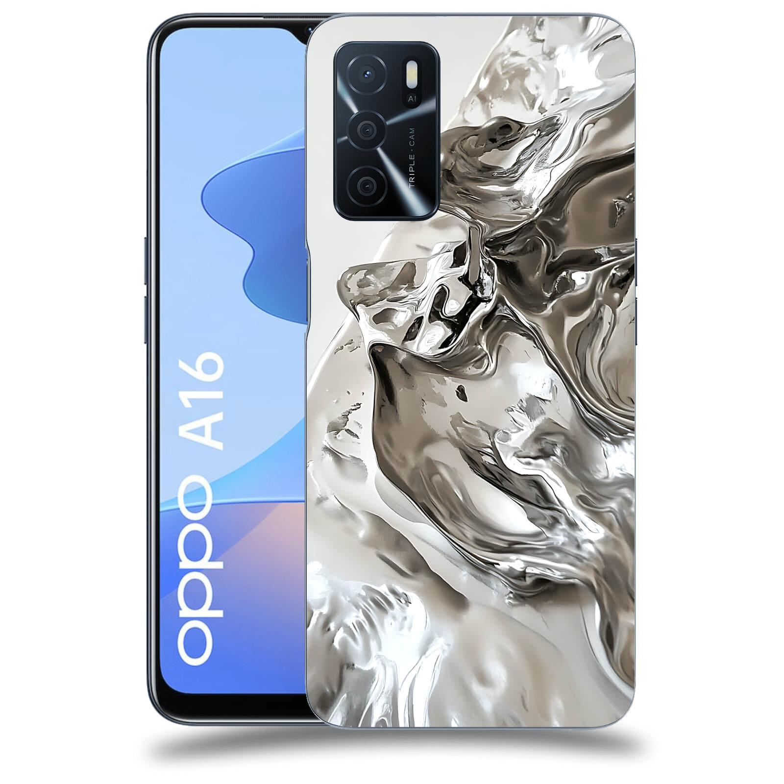 ACOVER Kryt na mobil OPPO A16 - Tekutost a Futurismus