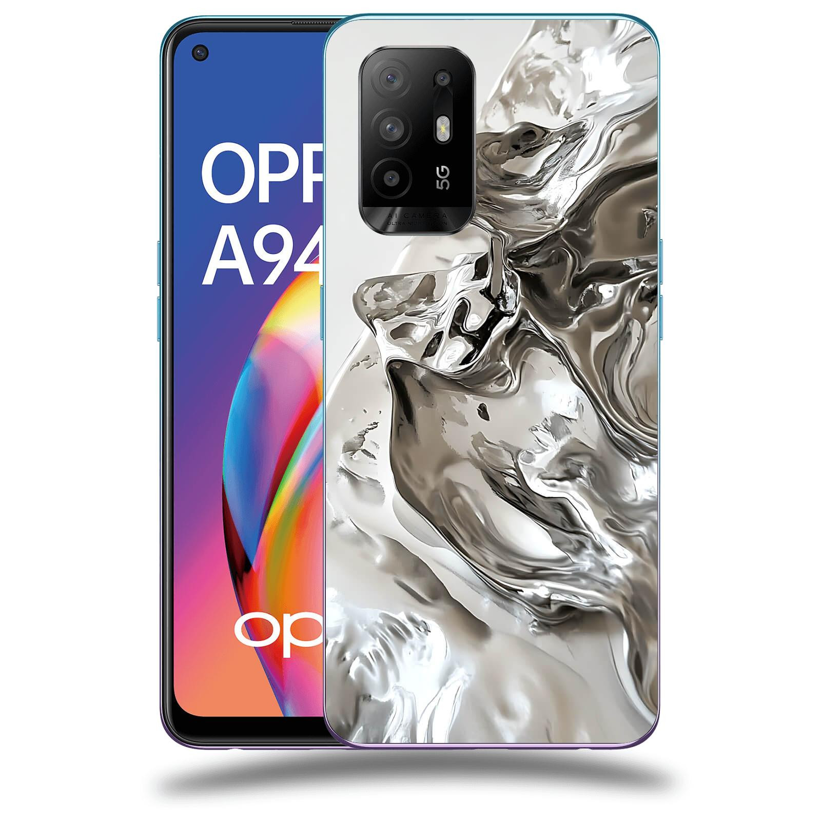 ACOVER Kryt na mobil OPPO A94 5G - Tekutost a Futurismus
