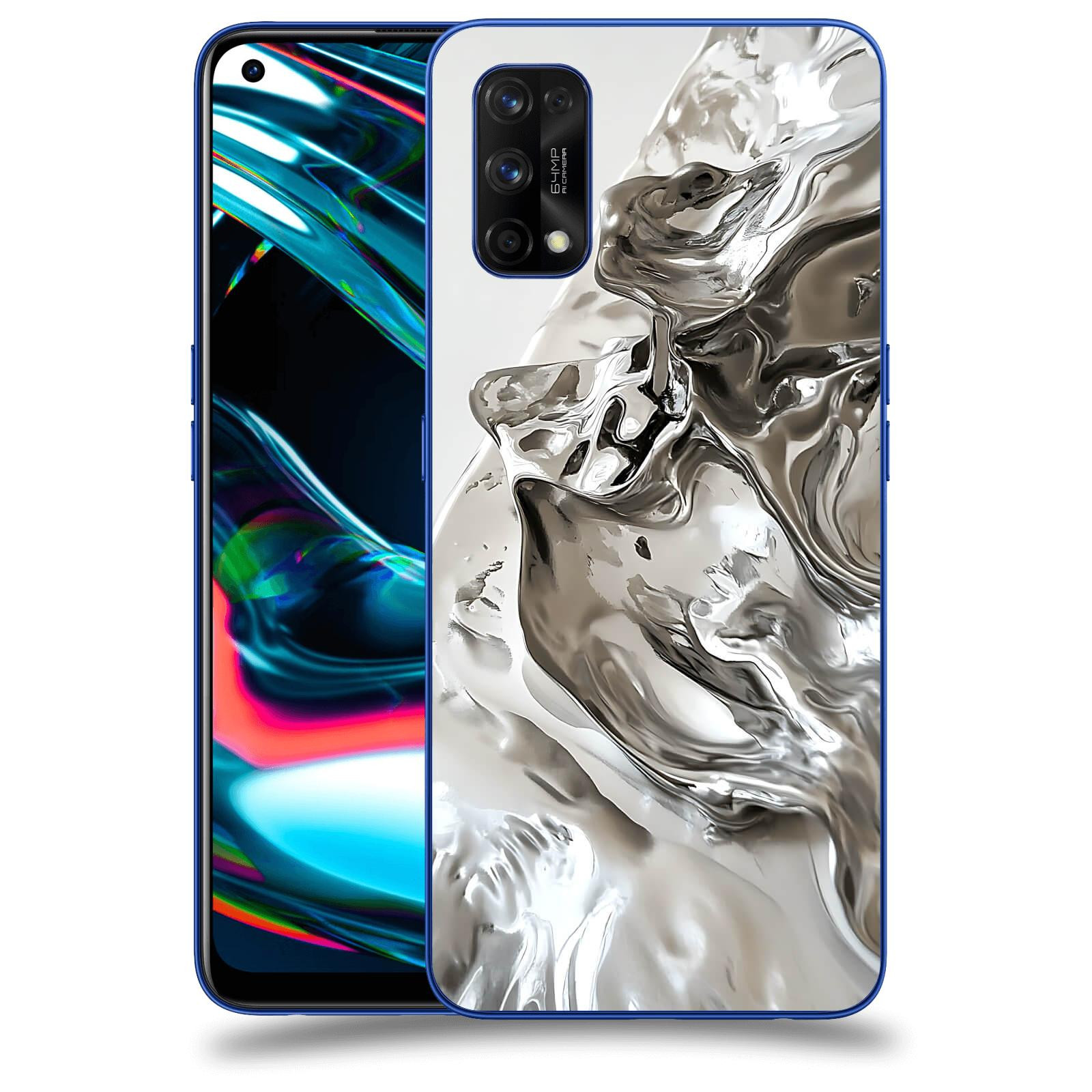 ACOVER Kryt na mobil Realme 7 Pro - Tekutost a Futurismus