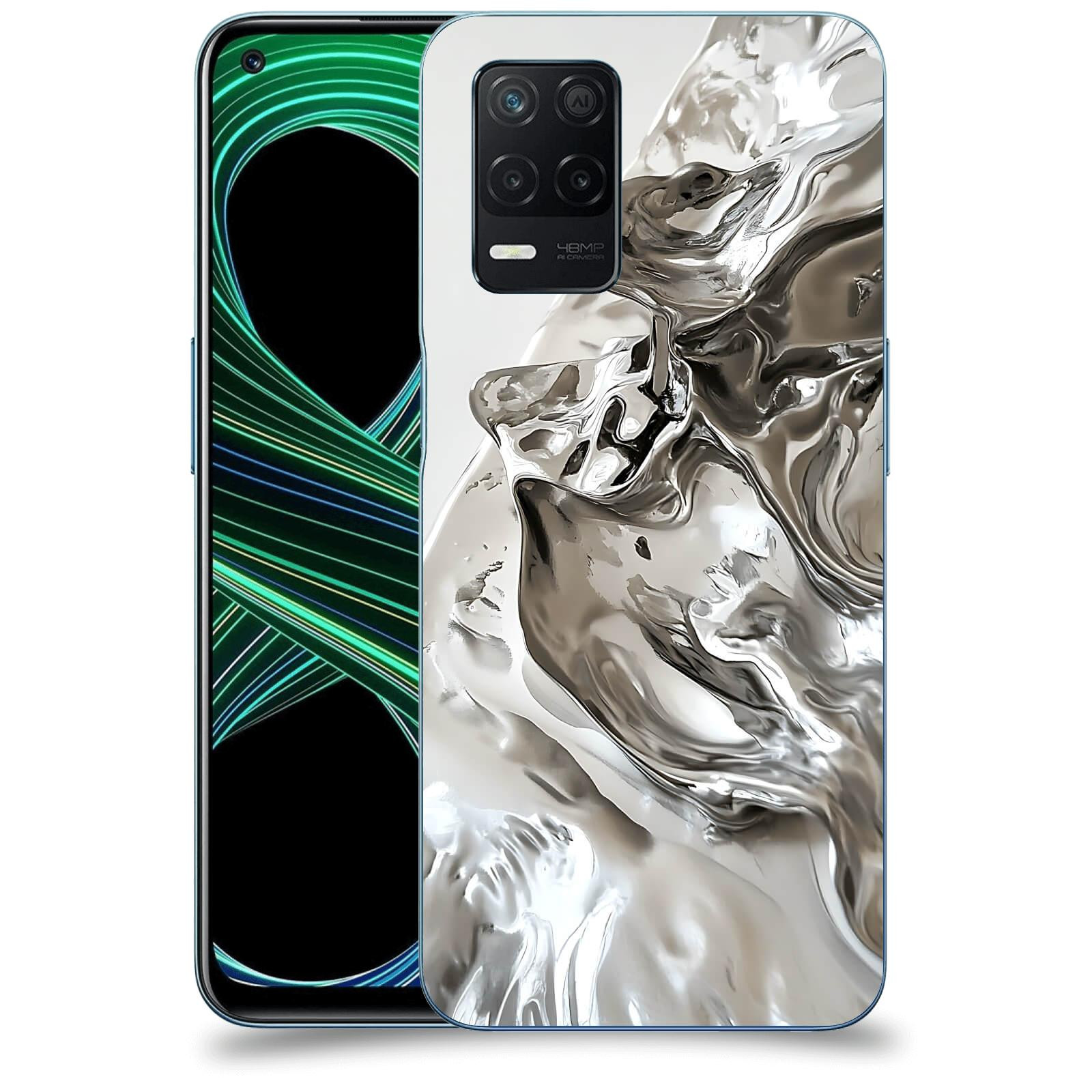 ACOVER Kryt na mobil Realme 8 5G - Tekutost a Futurismus