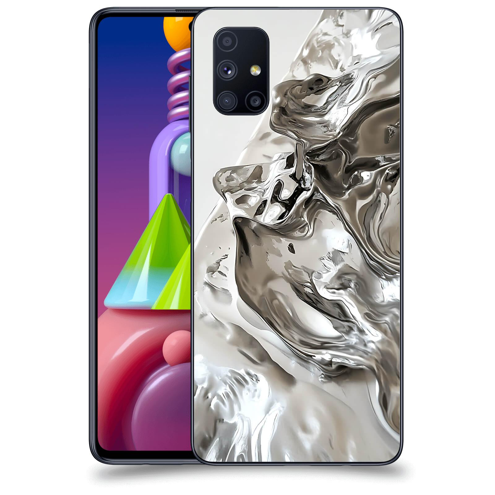 ACOVER Kryt na mobil Samsung Galaxy M51 M515F - Tekutost a Futurismus