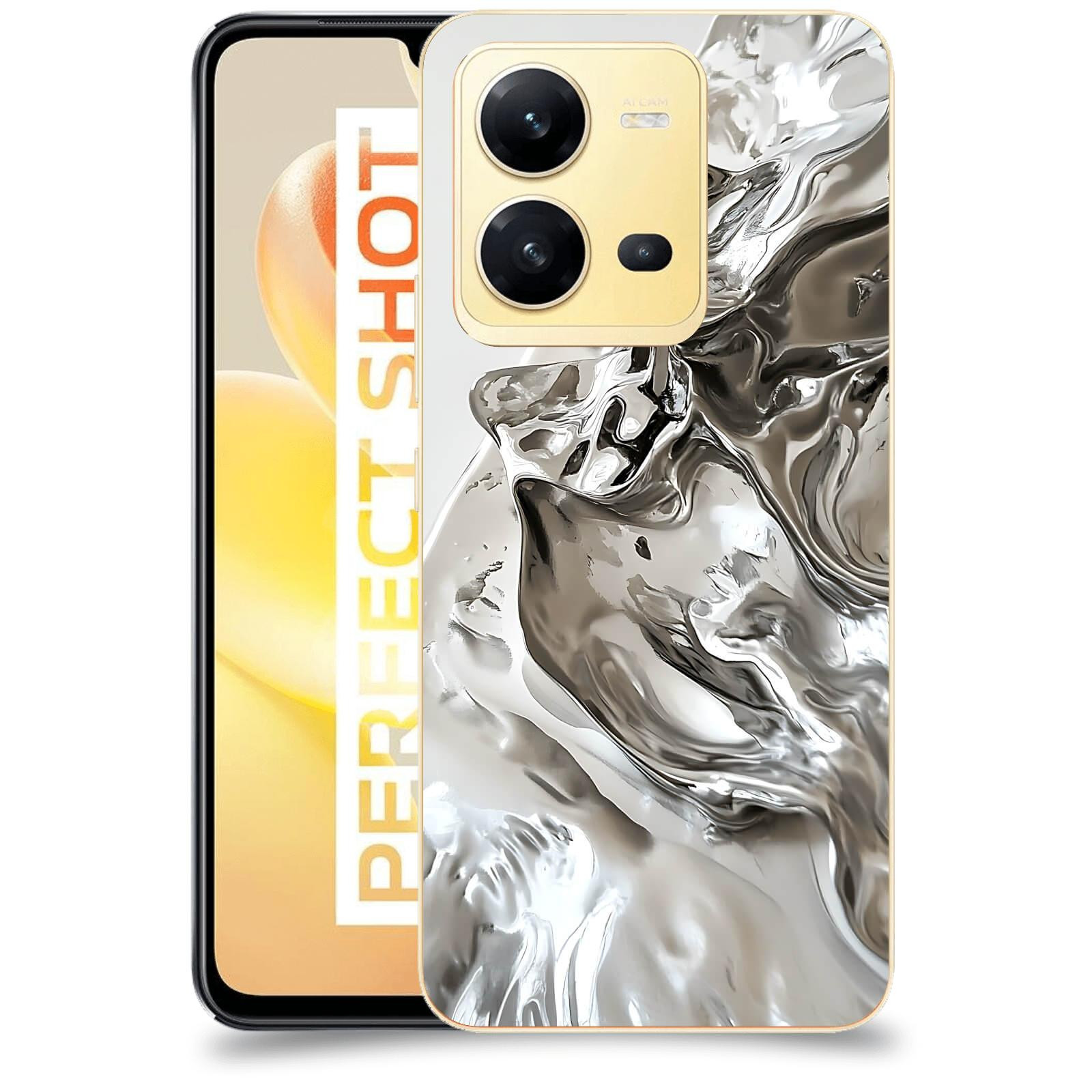 ACOVER Kryt na mobil Vivo X80 Lite - Tekutost a Futurismus