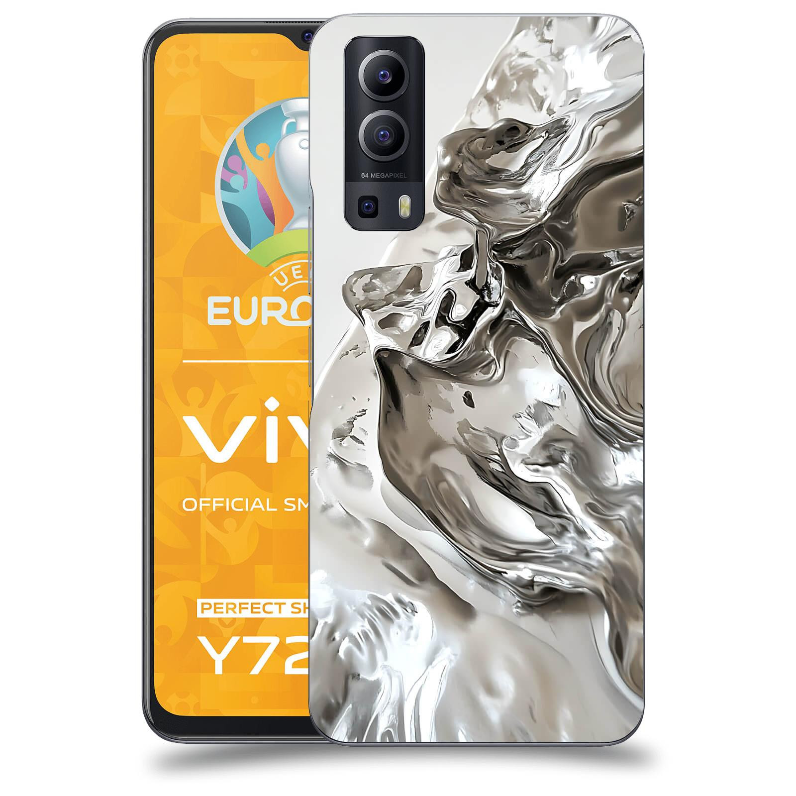 ACOVER Kryt na mobil Vivo Y72 5G - Tekutost a Futurismus