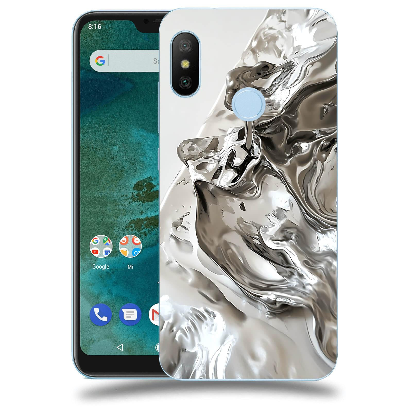 ACOVER Kryt na mobil Xiaomi Mi A2 Lite - Tekutost a Futurismus