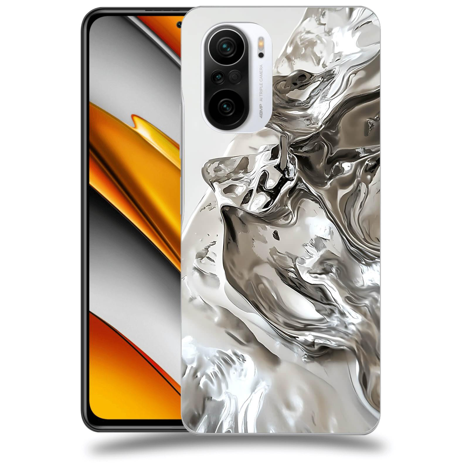 ACOVER Kryt na mobil Xiaomi Poco F3 - Tekutost a Futurismus
