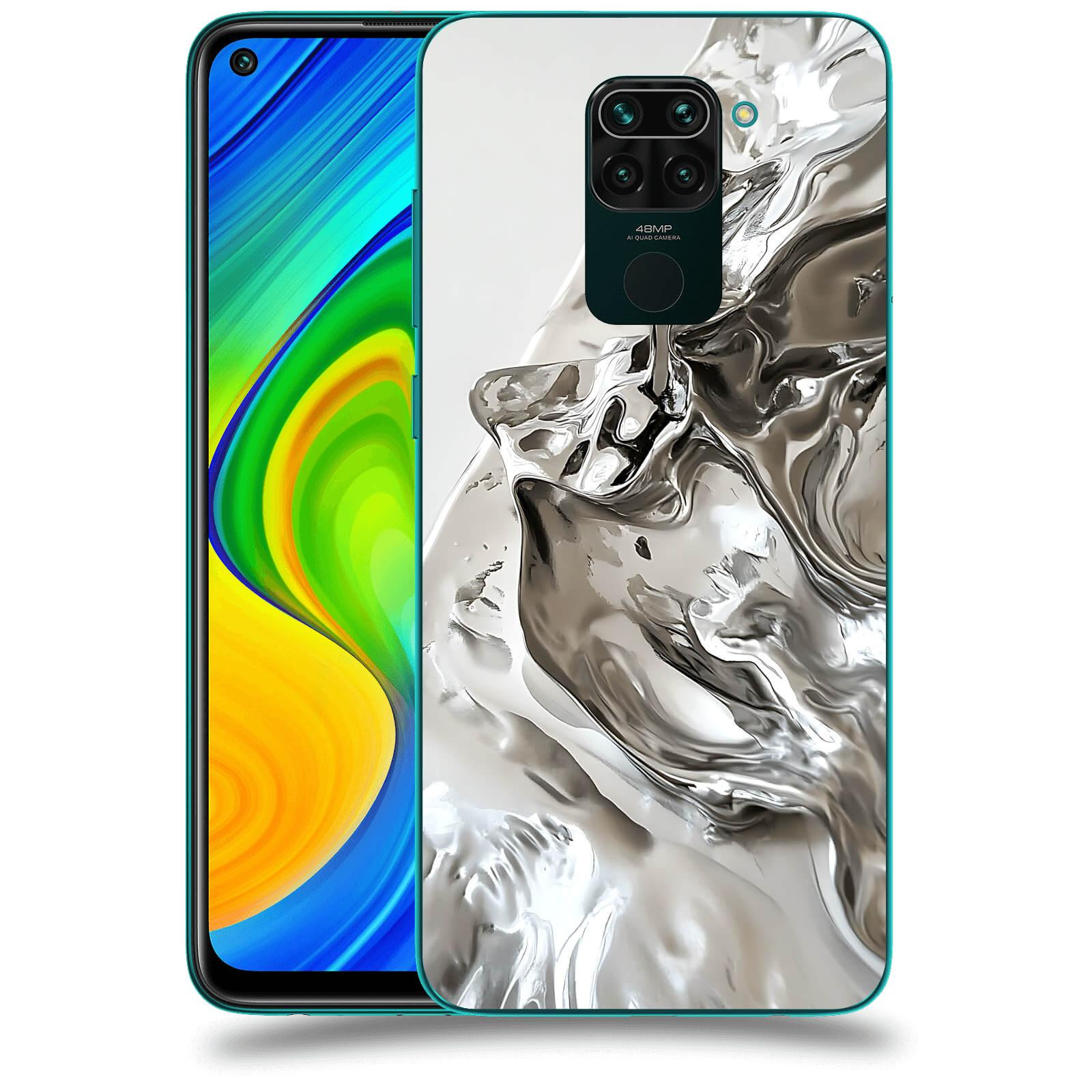 ACOVER Kryt na mobil Xiaomi Redmi Note 9 - Tekutost a Futurismus