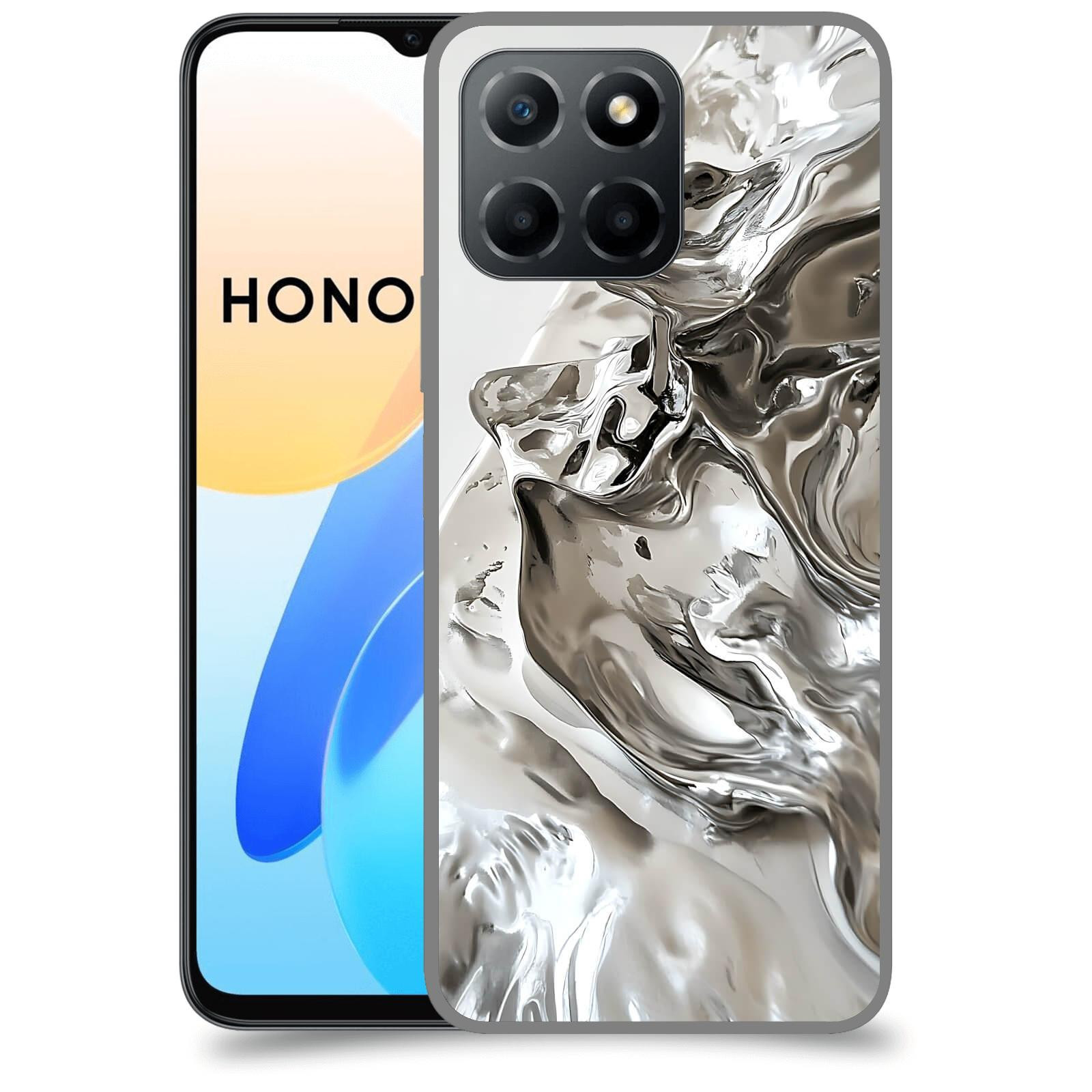 ACOVER Kryt na mobil Honor X8 4G - Tekutost a Futurismus