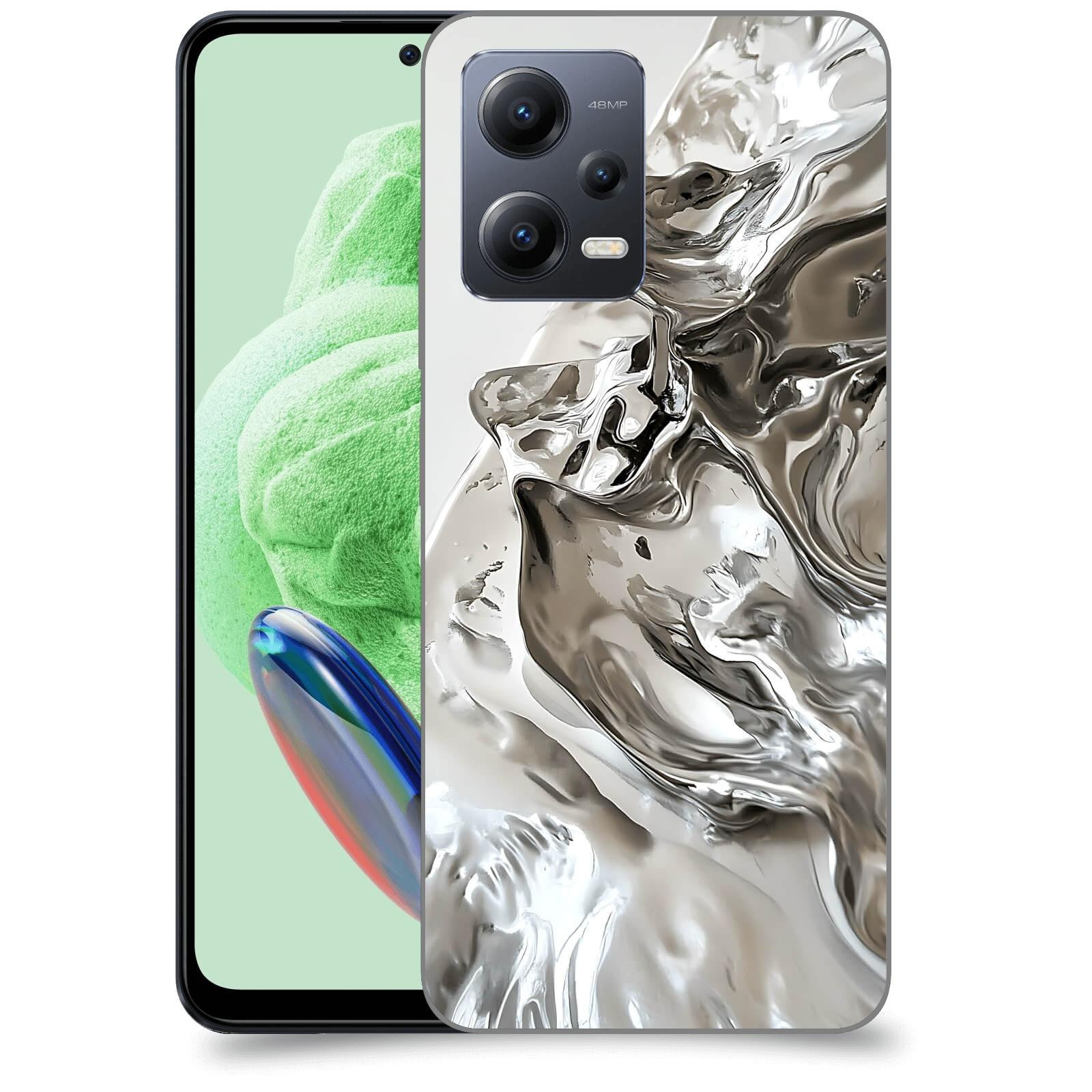 ACOVER Kryt na mobil Xiaomi Redmi Note 12 5G - Tekutost a Futurismus