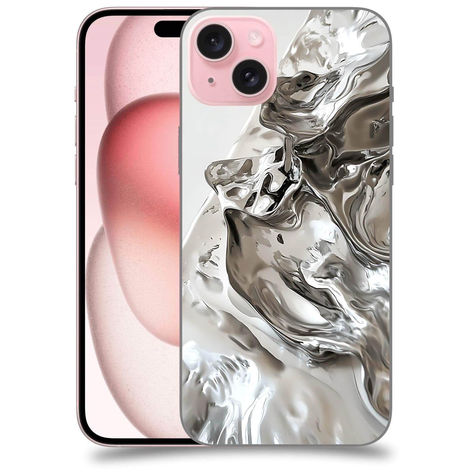 ACOVER Kryt na mobil Apple iPhone 15 plus - Tekutost a Futurismus