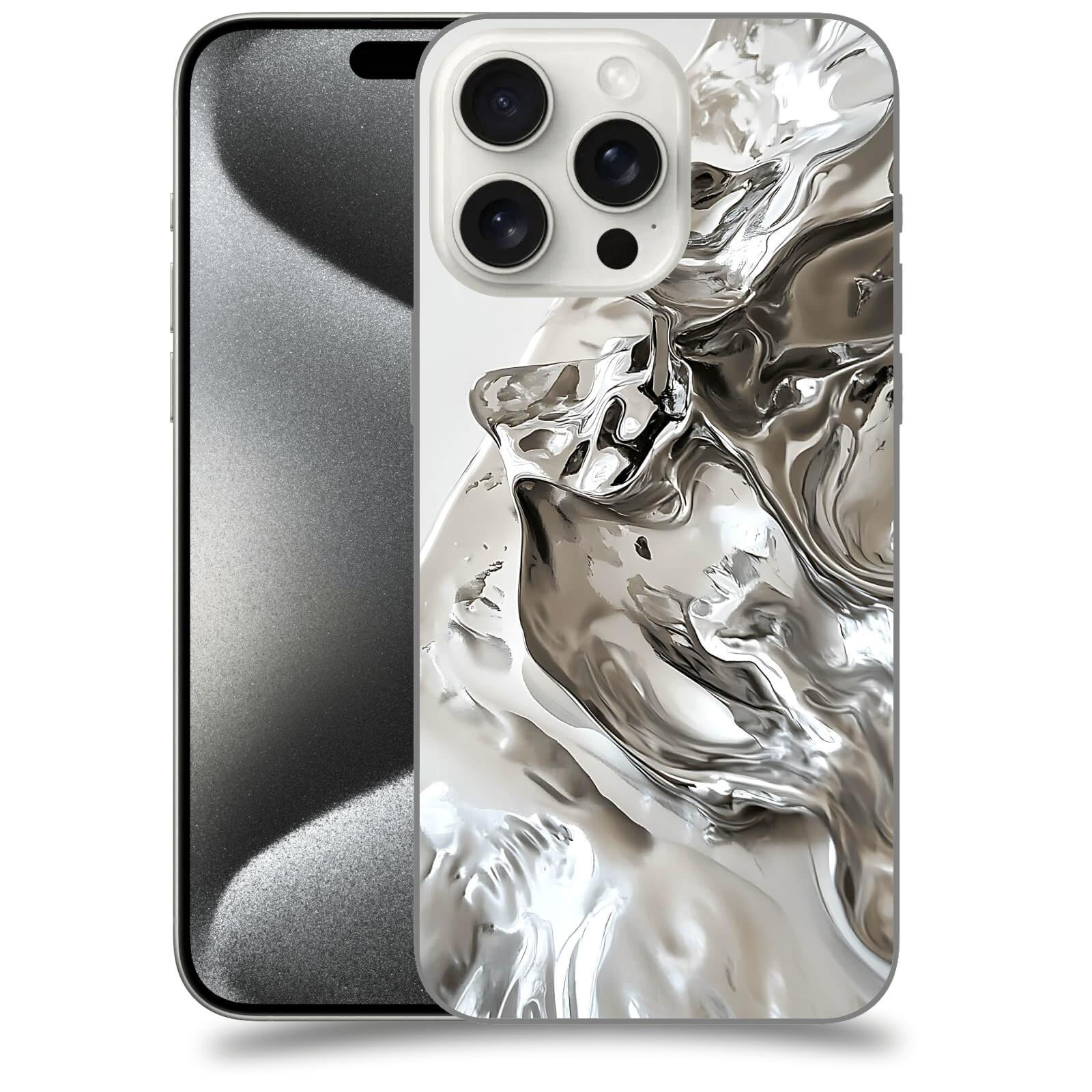 ACOVER Kryt na mobil Apple iPhone 15 pro max - Tekutost a Futurismus