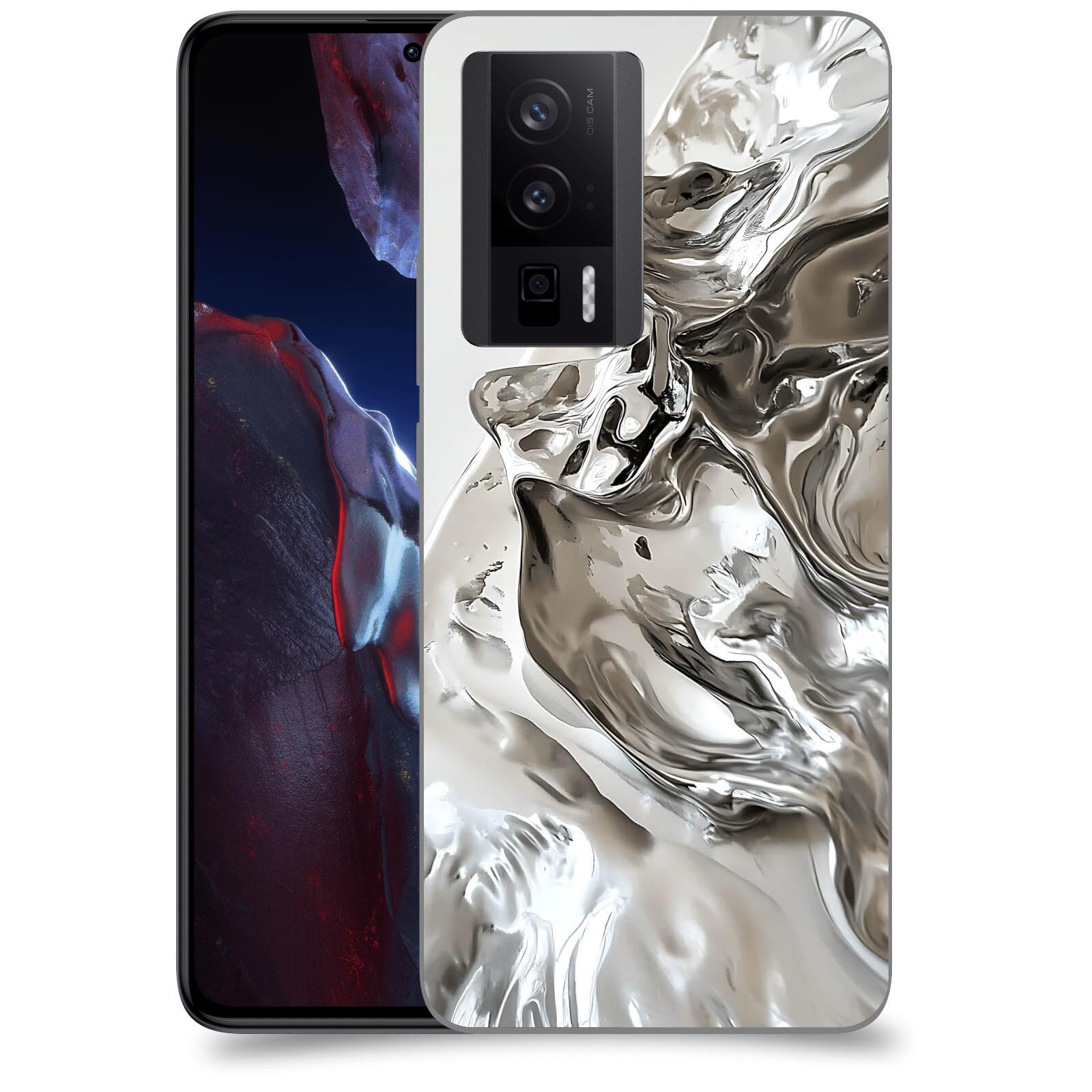 ACOVER Kryt na mobil Xiaomi Poco F5 Pro 5G - Tekutost a Futurismus