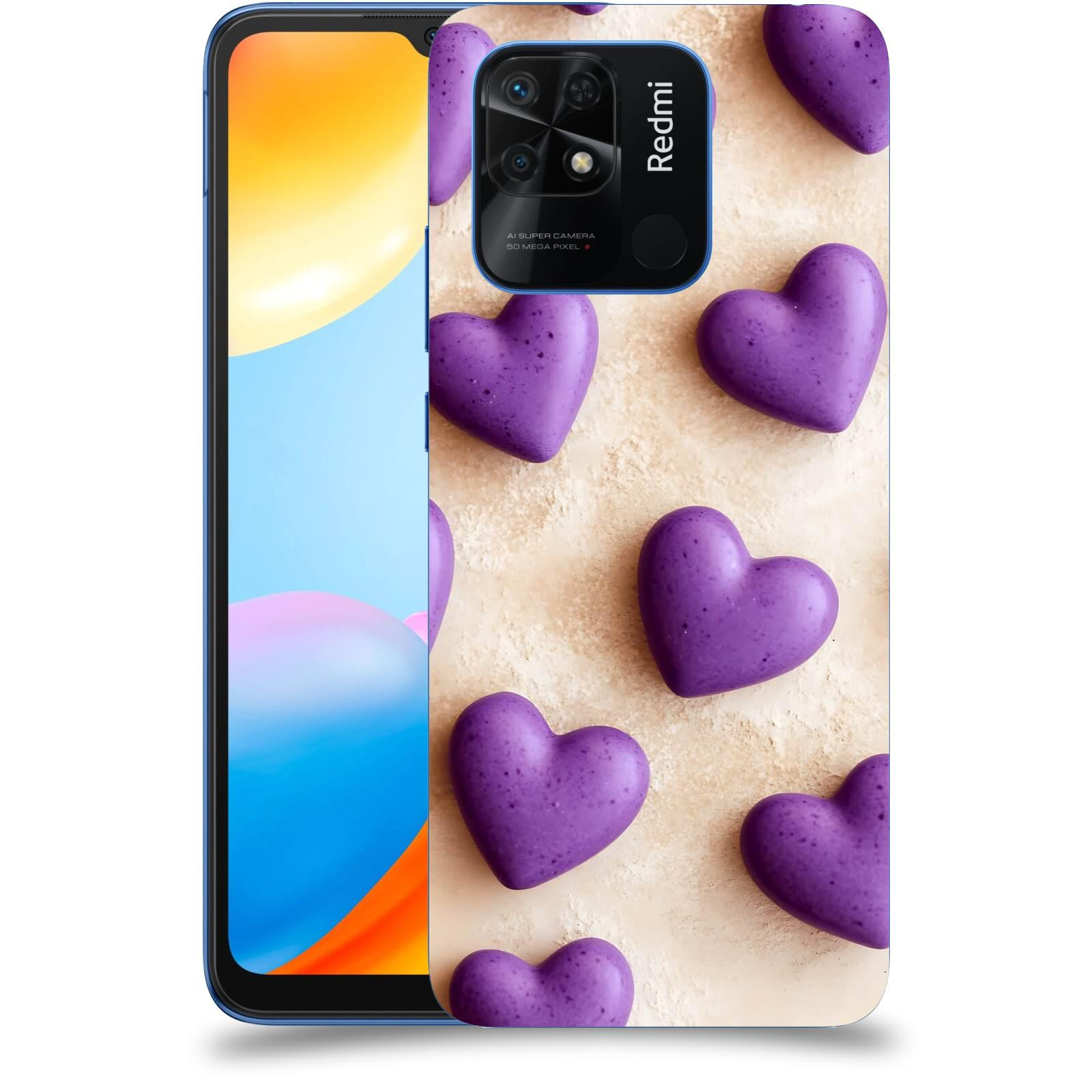 ACOVER Kryt na mobil Xiaomi Redmi 10C - Vášeň a Sladkost