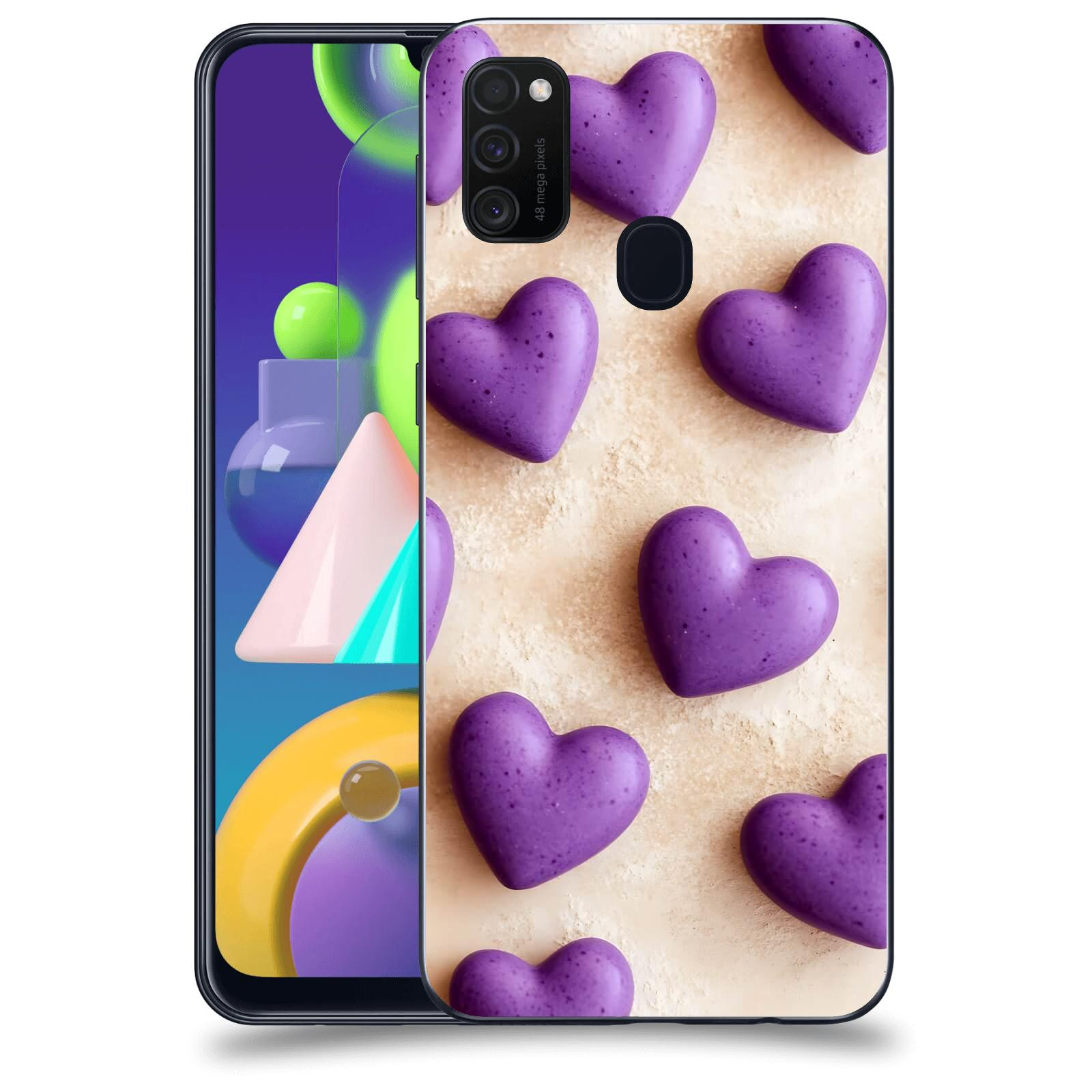 ACOVER Kryt na mobil Samsung Galaxy M21 M215F - Vášeň a Sladkost